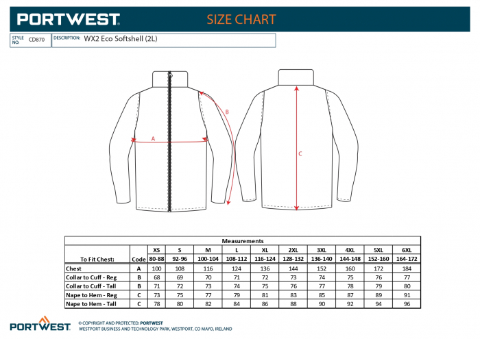 Jacheta Eco Softshell (2L)-WX2 - CD870 - Portwest [8]