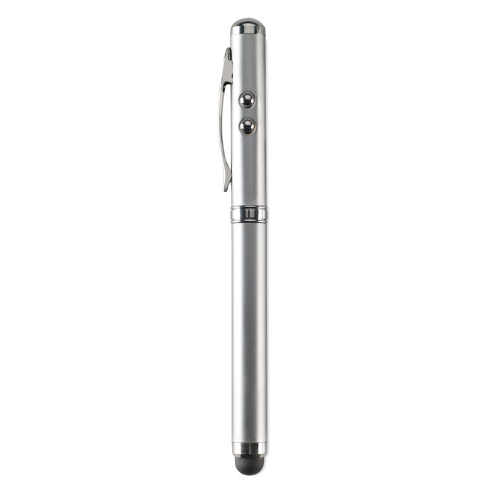 Pix laser pointer multifuncțional din metal argintiu, Triolux [3]