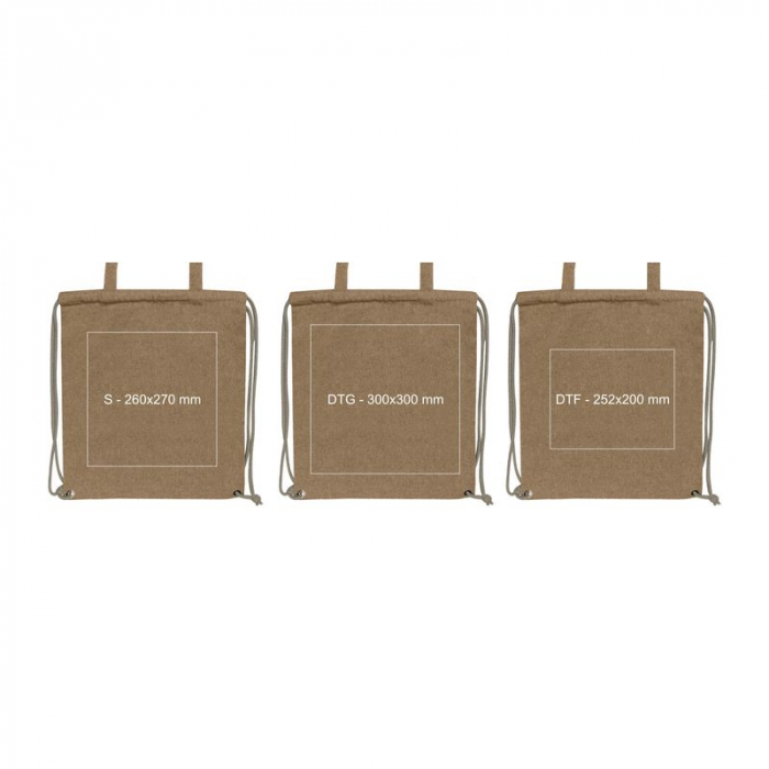 Sacosa 2 in 1 din bumbac eco reciclat, 140 g / m² [4]