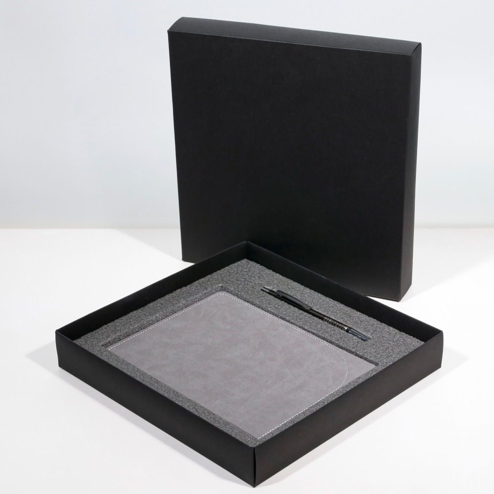 Set Senso Oval cu Pix metalic Bonito negru [1]