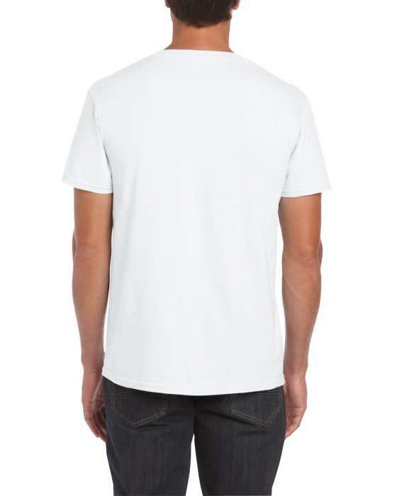 Tricou clasic pentru barbati alb - GI64000 SOFTSTYLE® [2]