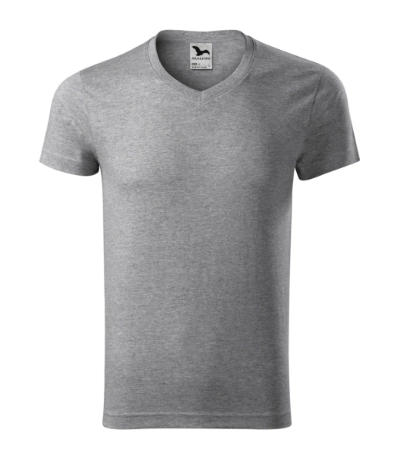 Tricou clasic pentru bărbaţi SLIM FIT V-NECK146 [9]