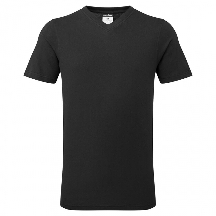 Tricou din bumbac cu guler în V - B197 - Portwest [3]