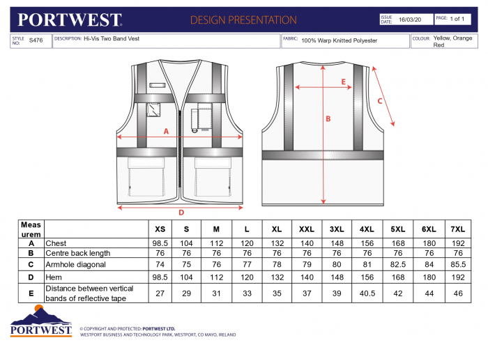 Vesta Berlin Executive - S476 - Portwest [5]