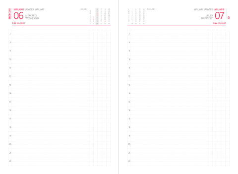 Agenda datata zilnic, Basic [7]