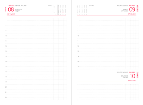 Agenda datata zilnic, Basic [8]