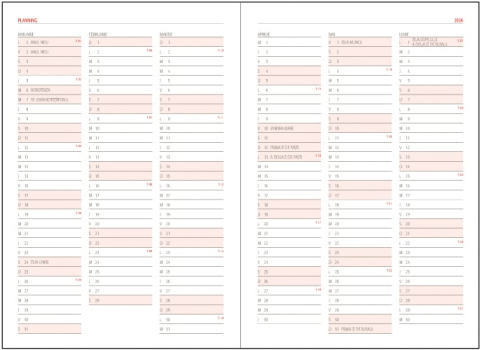 Agenda datata zilnic, Basic [8]
