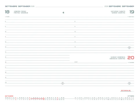 Agenda datata zilnic MATRA IT205, 11x17 cm [3]