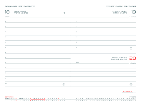 Agenda datata zilnic MATRA IT205, 11x17 cm [5]