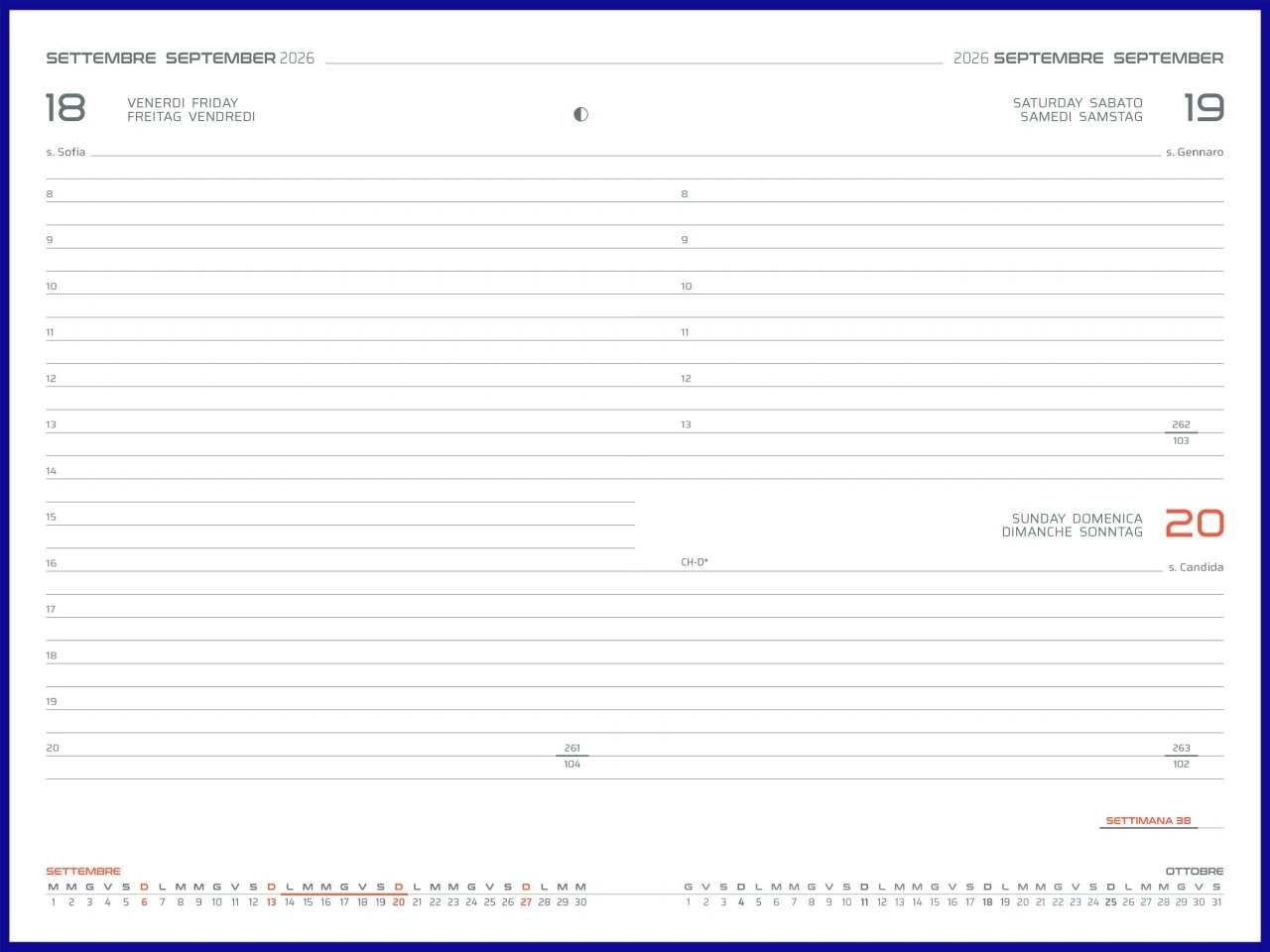 Agenda datata zilnic MATRA R460, 15x21 cm [6]