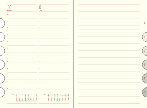 Agenda datata zilnic Office [5]