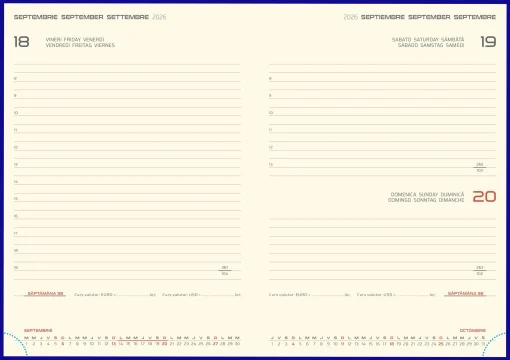 Agenda datata zilnic Rivoli R460, 15 x 21 cm [4]