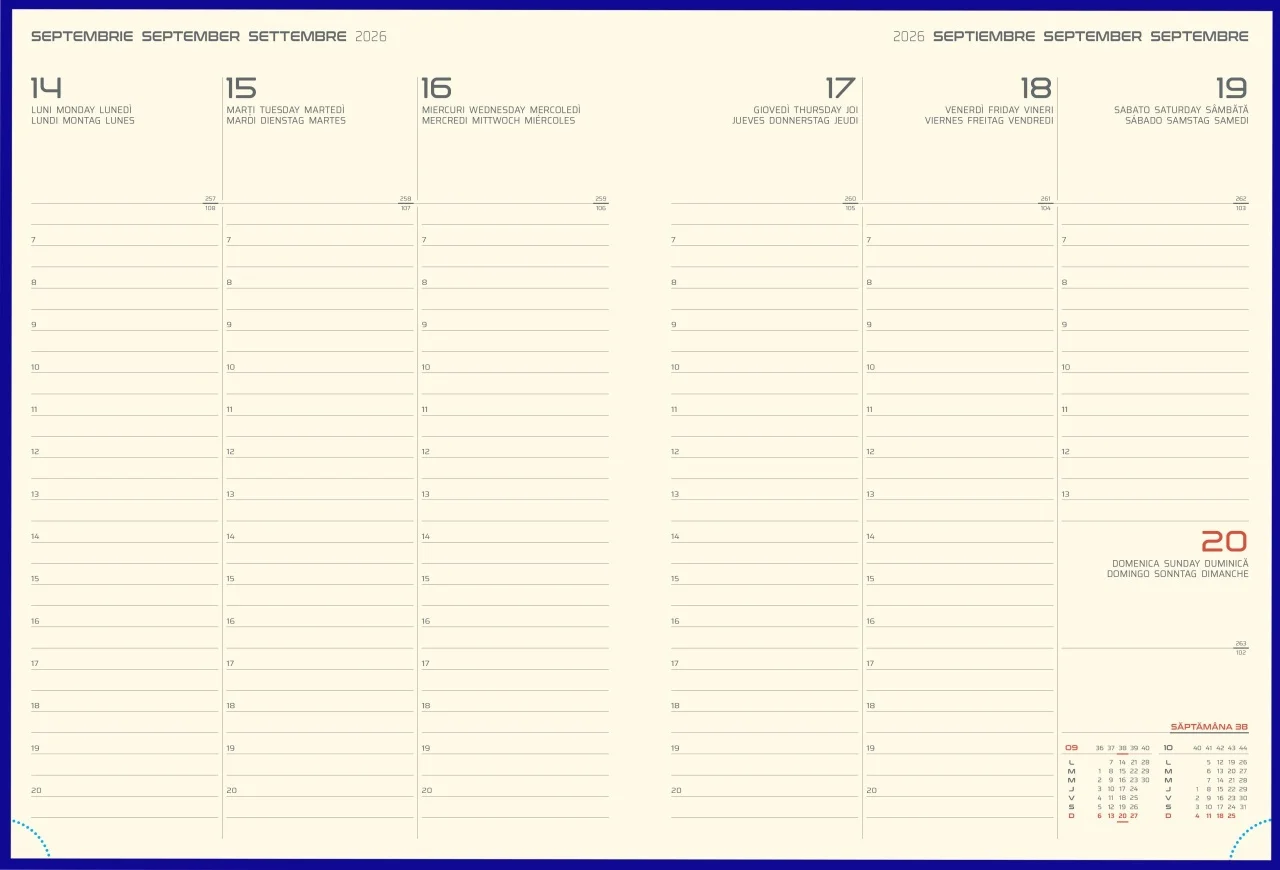 Agenda Matra saptamanala R477, 21 x 27 cm [4]