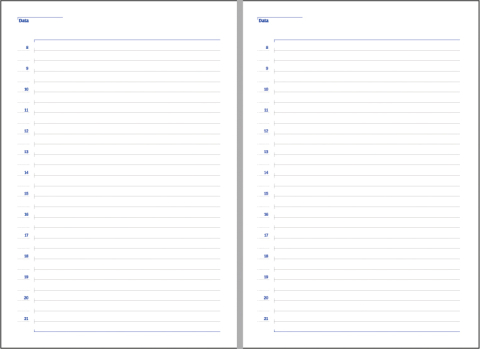 Agenda nedatata Gama [9]