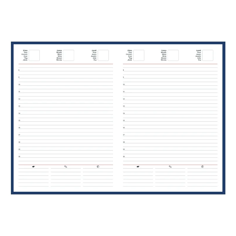 Agenda nedatata NEW KARACHI GOLD R439, 15 x 21 cm [4]