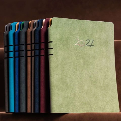 Agende personalizate - Agenda nedatata Nubuk