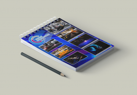 Hartie si articole din hartie - Bloc Notes A5 cu spira personalizat - 50 file