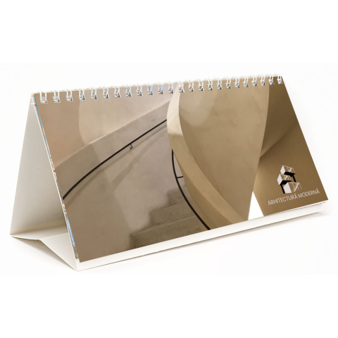 Calendare personalizate - Calendar de birou Arhitectura Moderna , 12 file, CD