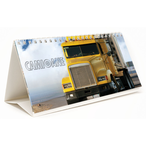 Calendare personalizate - Calendar de birou Camioane, 12 file, CD