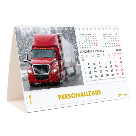 Calendar de birou Camioane, 12 file, CD [2]
