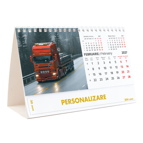Calendar de birou Camioane, 12 file, CD [4]