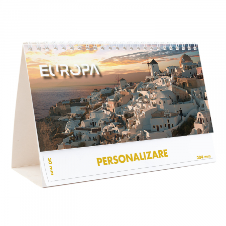 Calendare de birou - Calendar de birou Europa, 12 file, CD