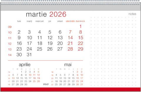 Calendar de birou Caro+, PU, CA [2]