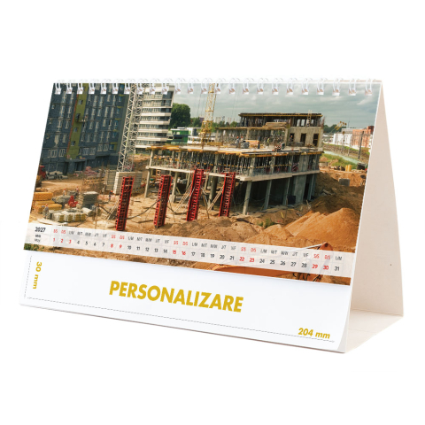 Calendar de birou Constructii, 12 file, CD [9]