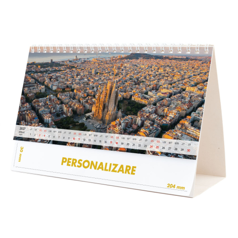 Calendar de birou Europa, 12 file, CD [7]