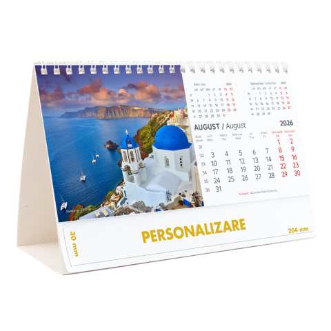 Calendar de birou Europa, 12 file, CD [16]