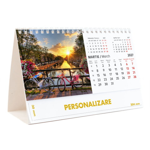 Calendar de birou Europa, 12 file, CD [6]