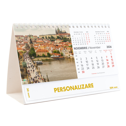 Calendar de birou Europa, 12 file, CD [22]