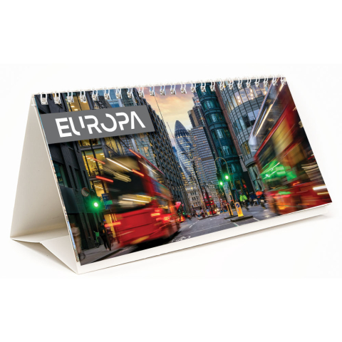 Calendare de birou - Calendar de birou Europa, 12 file, CD