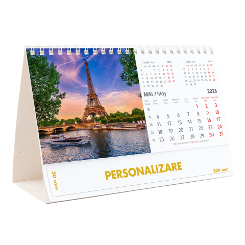 Calendar de birou Europa, 12 file, CD [10]