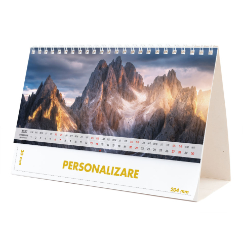 Calendar de birou Munti, 12 file, CD [21]