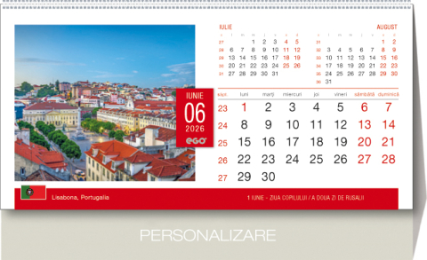 Calendar de birou Orase Europene, CA [1]