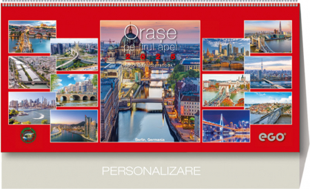 Calendare personalizate - Calendar de birou Orase Europene, CA