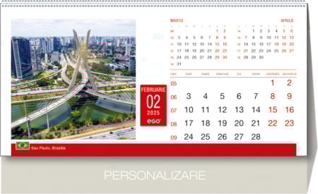 Calendar de birou Orase Europene, CA [1]