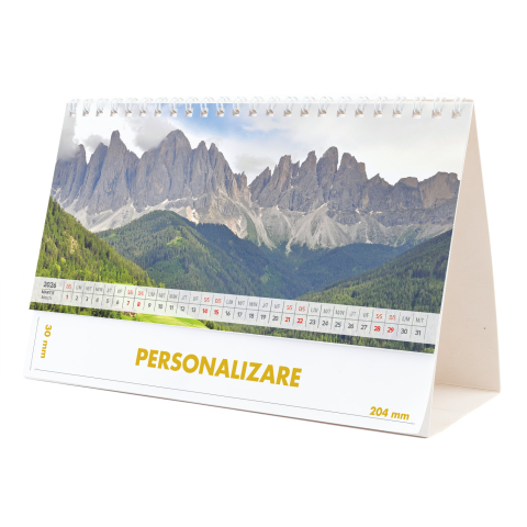 Calendar de birou Peisaje, 12 file, CD [5]