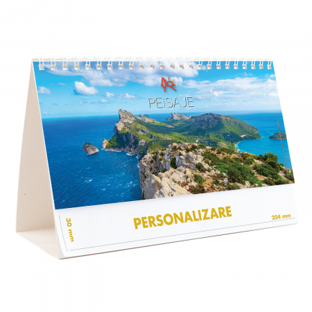 Calendare de birou - Calendar de birou Peisaje, 12 file, CD