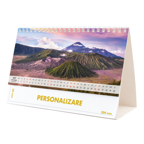 Calendar de birou Peisaje, 12 file, CD [17]