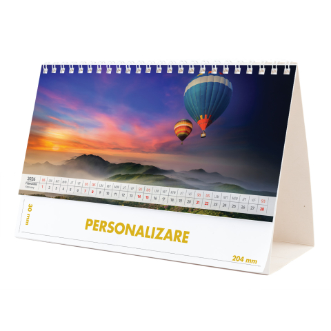 Calendar de birou Peisaje, 12 file, CD [3]