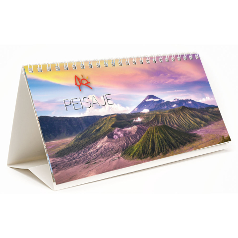 Calendare de birou - Calendar de birou Peisaje, 12 file, CD
