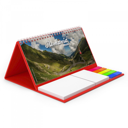 Calendare personalizate - Calendar de birou personalizat,notite,Romania Comori Nepretuite