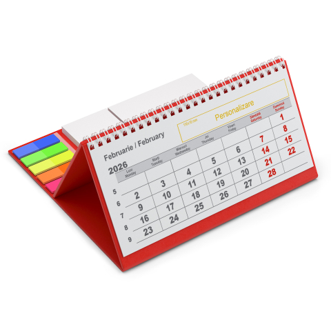 Calendar de birou personalizat, notite, Clasic 1 [5]