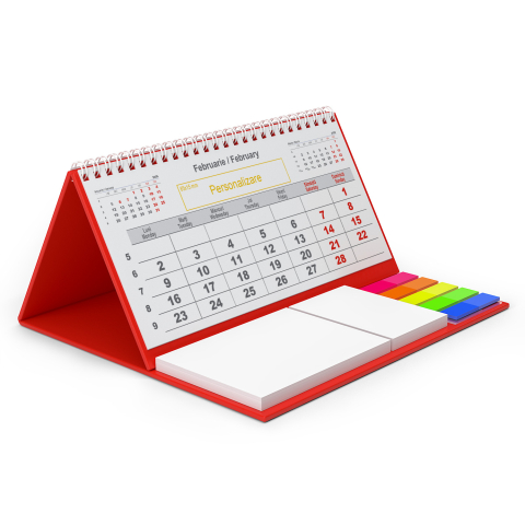 Calendar de birou personalizat, notite, Clasic 1 [6]