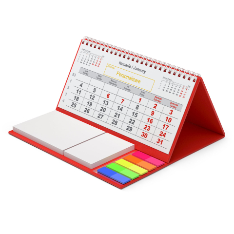 Calendar de birou personalizat, notite, Clasic 1 [2]