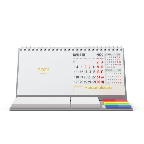 Calendar de birou personalizat, notite, Clasic2 [1]