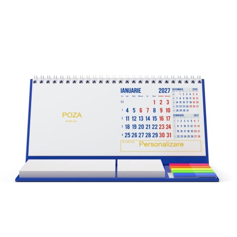 Calendare de birou - Calendar de birou personalizat, notite, Clasic2