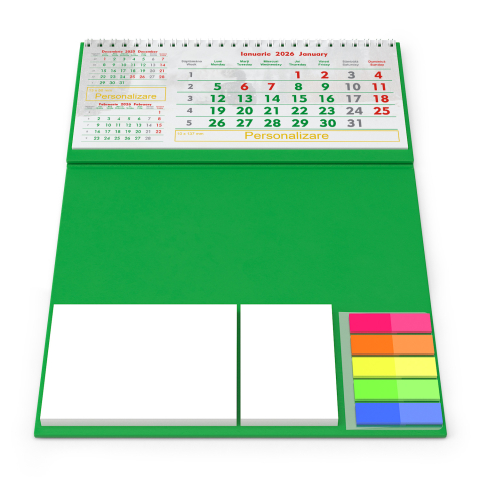 Calendar de birou personalizat, notite, Europa [1]